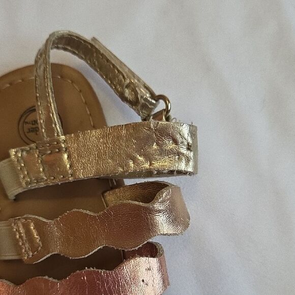 Wonder Nation Pink and Gold Sandals Size 3 - Picture 3 of 5